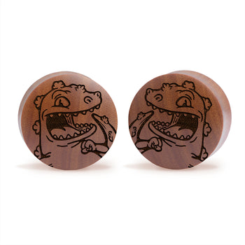 Reptar Plug / Gauge - Saba Wood | Convex Double Flare