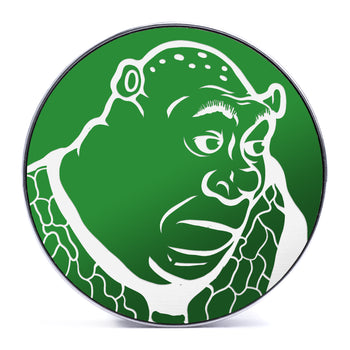 Shrek - Green & White Inlay Steel Screw Back / Plug / Gauge