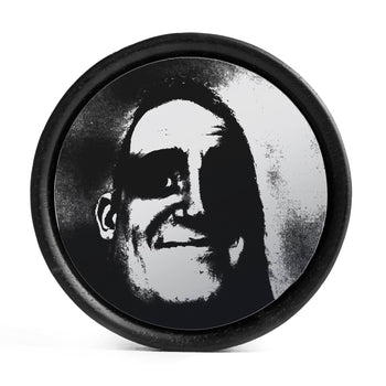 Traumatised Mr Incredible Plug / Gauge - White & Black Inlay Ebony Wood | Convex Double Flare