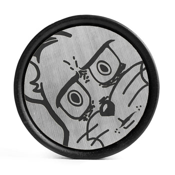 Unsettled Tom Plug / Gauge - Green & White Inlay Ebony Wood | Convex Double Flare