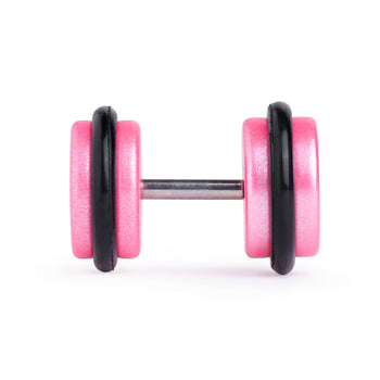 Cool Red Howlite Fake Plug / Gauge