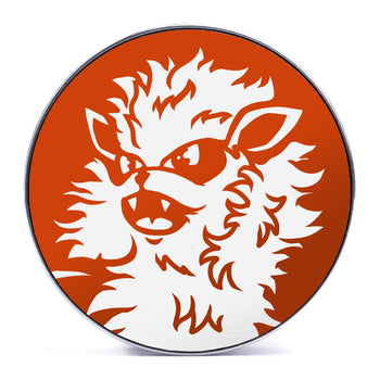 Caesars Legion Logo - Schwarz & Rot Einlage Stahl Schraubverschluss / Plug / Tunnel