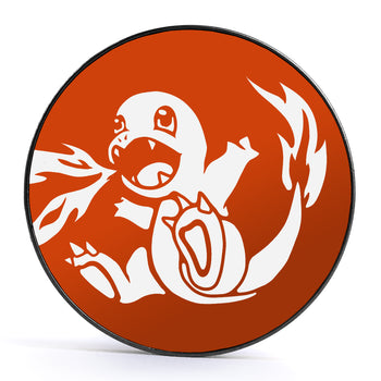 XD001 Shadow Lugia - Schwarzer Stahl-Ohr Stretching Plug mit schwarzer Einlage und Schraubverschluss