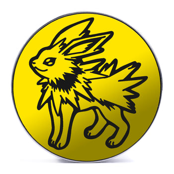 Jolteon - Yellow & Black Inlay Steel Screw Back / Plug / Gauge