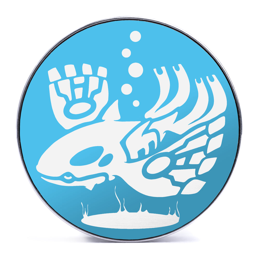 Caesars Legion Logo - Schwarz & Rot Einlage Stahl Schraubverschluss / Plug / Tunnel