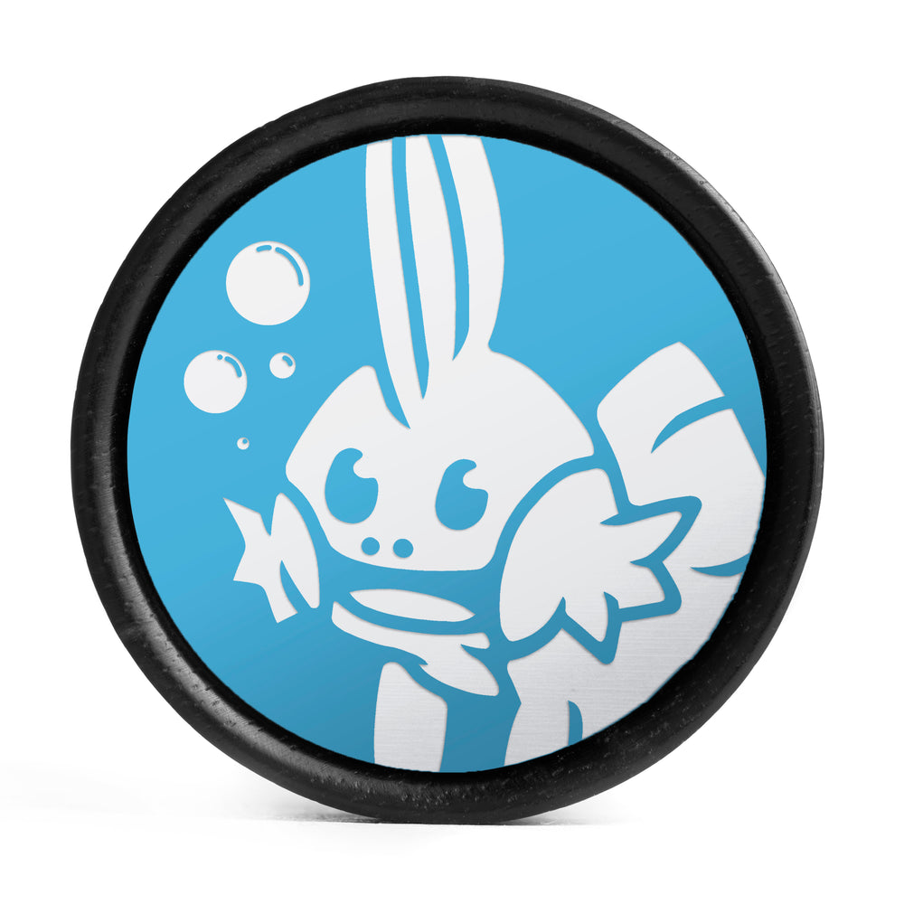 Caesars Legion Logo Plug / Tunnel - Schwarz & Rot Einlage Ebenholz | Konvexer Doppel-Flare