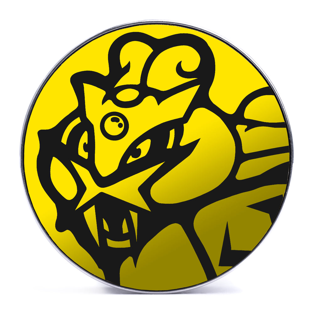 Raikou - Gelb & Schwarz Einlage Stahl Schraubverschluss / Plug / Dehnstab