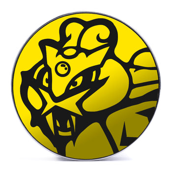 Raikou - Yellow & Black Inlay Steel Screw Back / Plug / Gauge