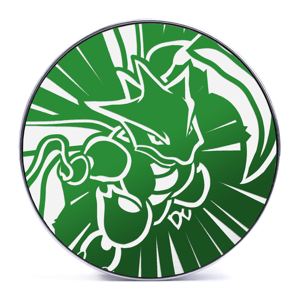 Scyther - Grünes & weißes Inlay, Stahlschraubverschluss / Plug / Gauge