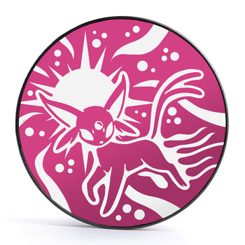 XD001 Shadow Lugia - Schwarzer Stahl-Ohr Stretching Plug mit schwarzer Einlage und Schraubverschluss