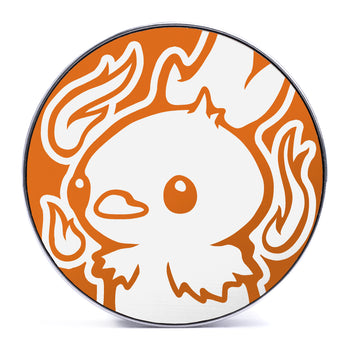 Gengar Plug / Gauge - Purple & White Inlay Ebony Wood | Convex Double Flare