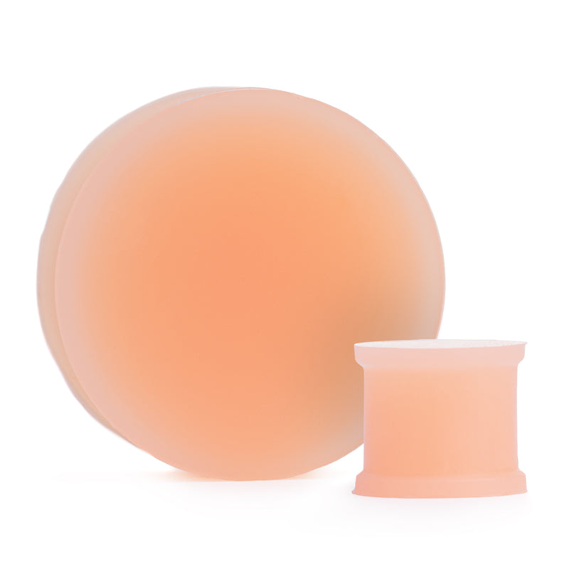 Plug d'oreille en silicone couleur chair, teinte de peau C
