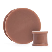 Plug d'oreille en silicone couleur chair, teinte de peau E