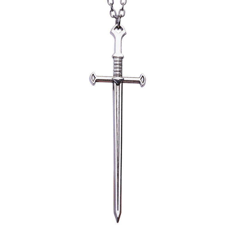 Collier épée argenté