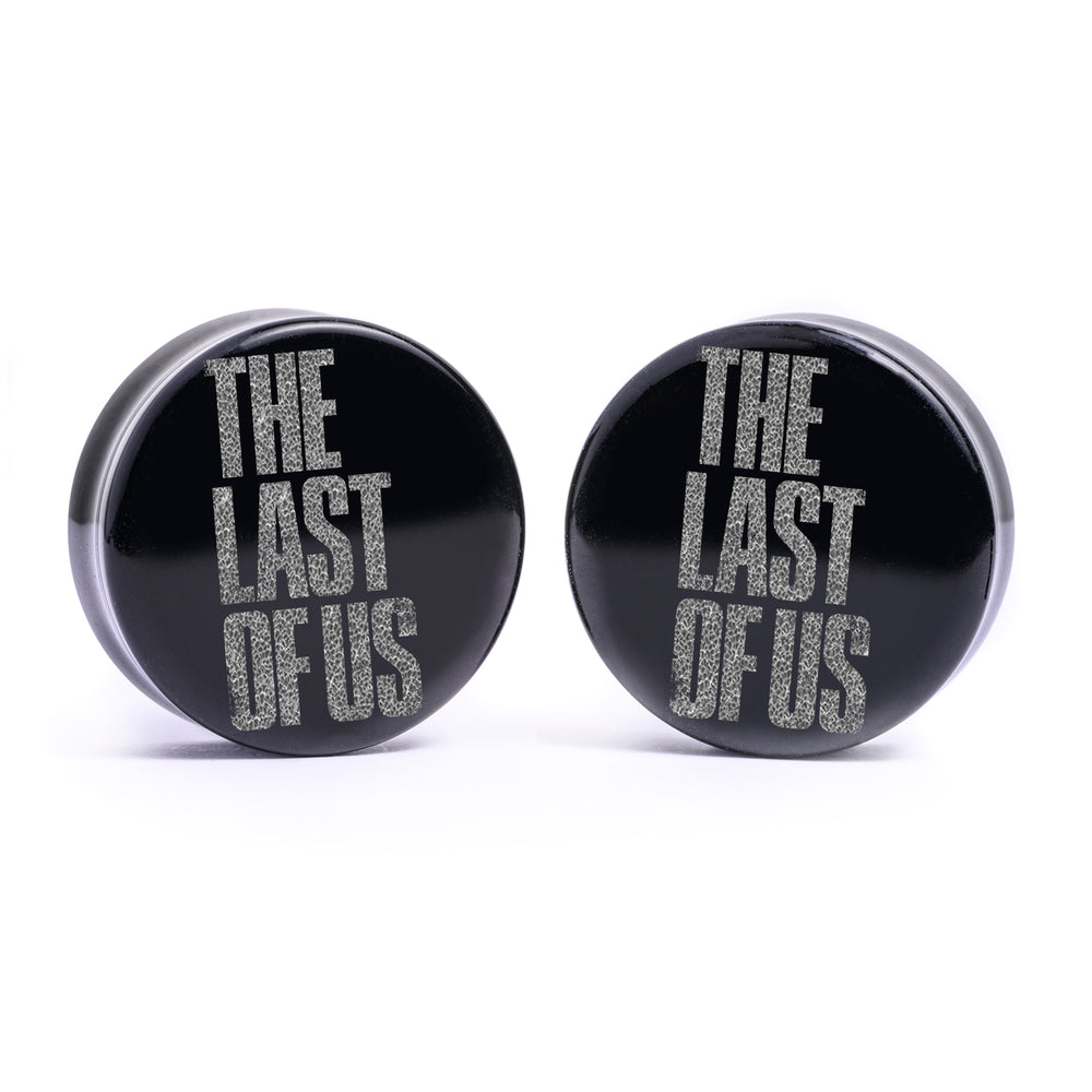 Gi-Hun Nummer - Squid Game Plug / Messgerät - Schwarzes Glas | Flach Gesichts-Doppel-Flare