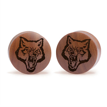 TLOU WLF Head / Gauge - Saba Wood | Convex Double Flare