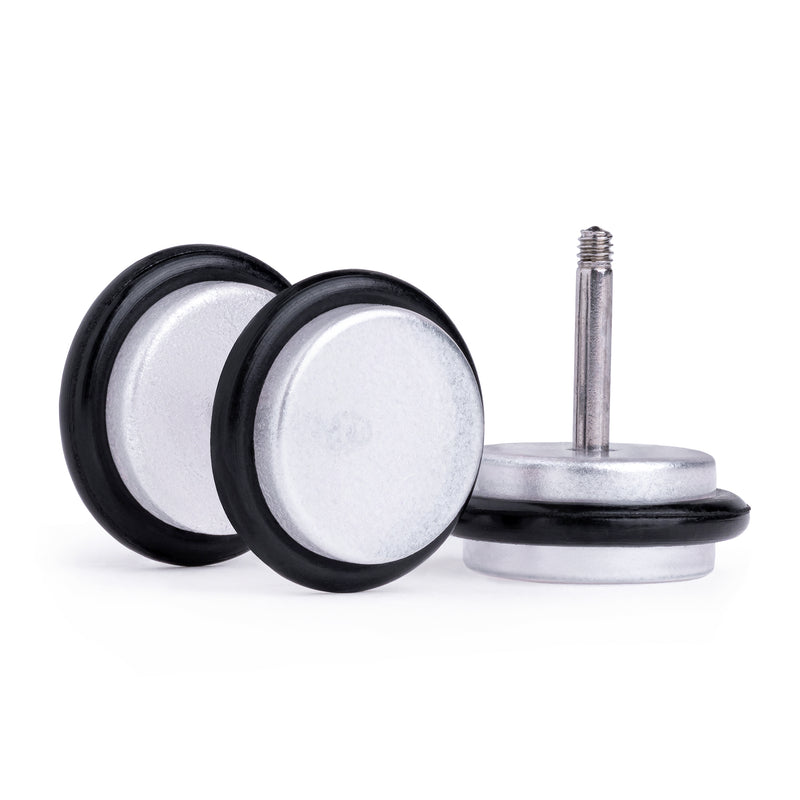 Faux Gauge / Plug argenté