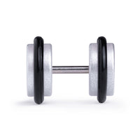 Faux Gauge / Plug argenté