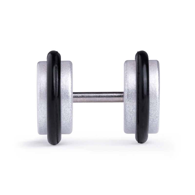 Faux Gauge / Plug argenté