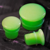 Im Dunkeln leuchtender Single Flare Stone Plug / Gauge