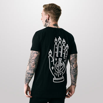 Gothic tattoo girl wearing {{product title}}