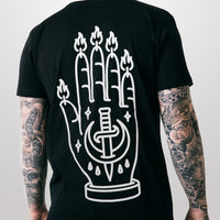 Hand of Glory T-Shirt in Black - Black Heart T-Shirt