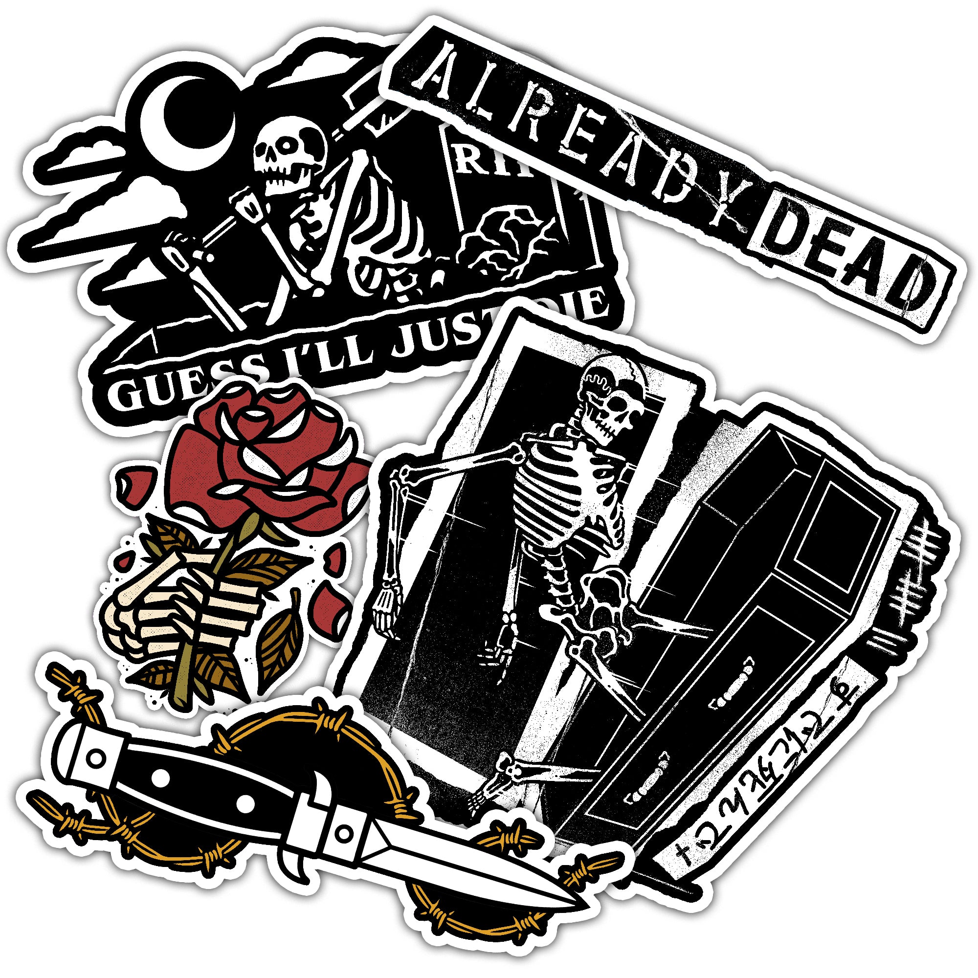 Already Dead Vinyl Sticker Pack