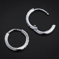 Anneau à charnière Clicker en titane ASTM F136, serti de pierres argentées, calibre 1 mm