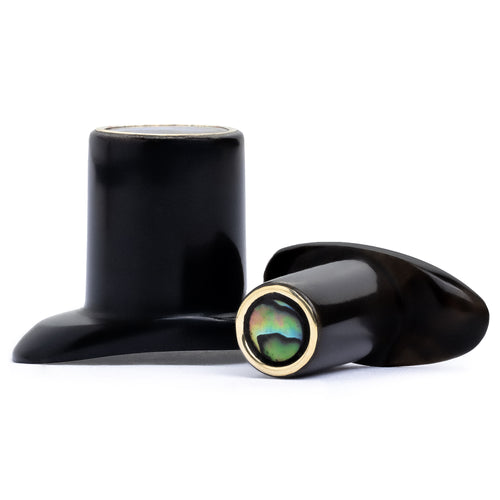 Abalone Inlay Stretched Labret T Back Labret Lip Plug