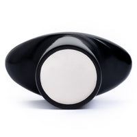 Labret à dos en T en laiton blanc incrusté pour Stretching des lèvres Plug