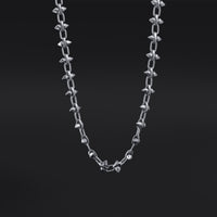 Collier chaîne à clous - Jewellery alternative en acier inoxydable