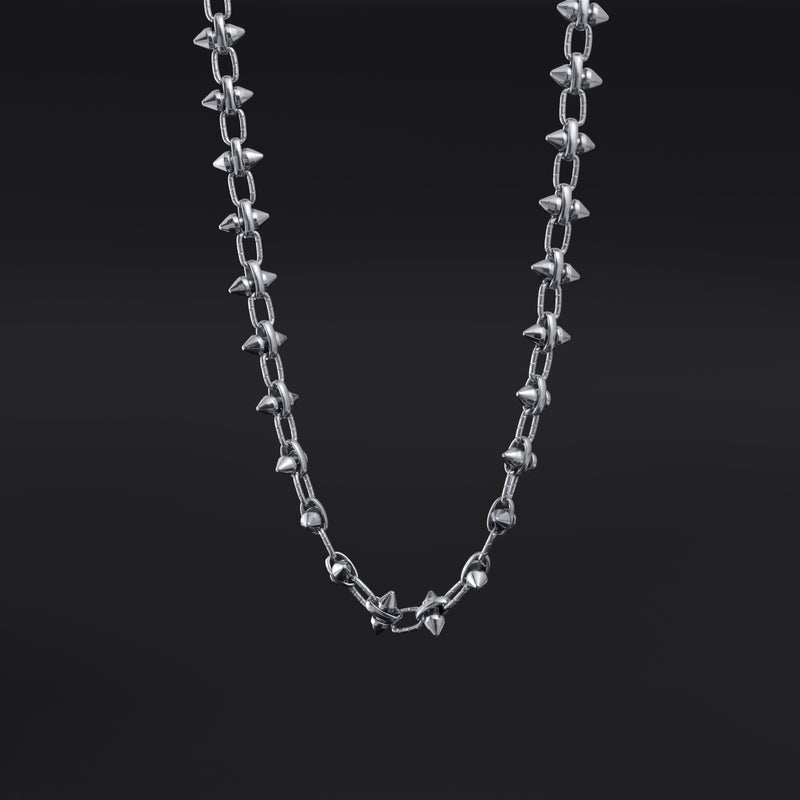 Collier chaîne à clous - Jewellery alternative en acier inoxydable