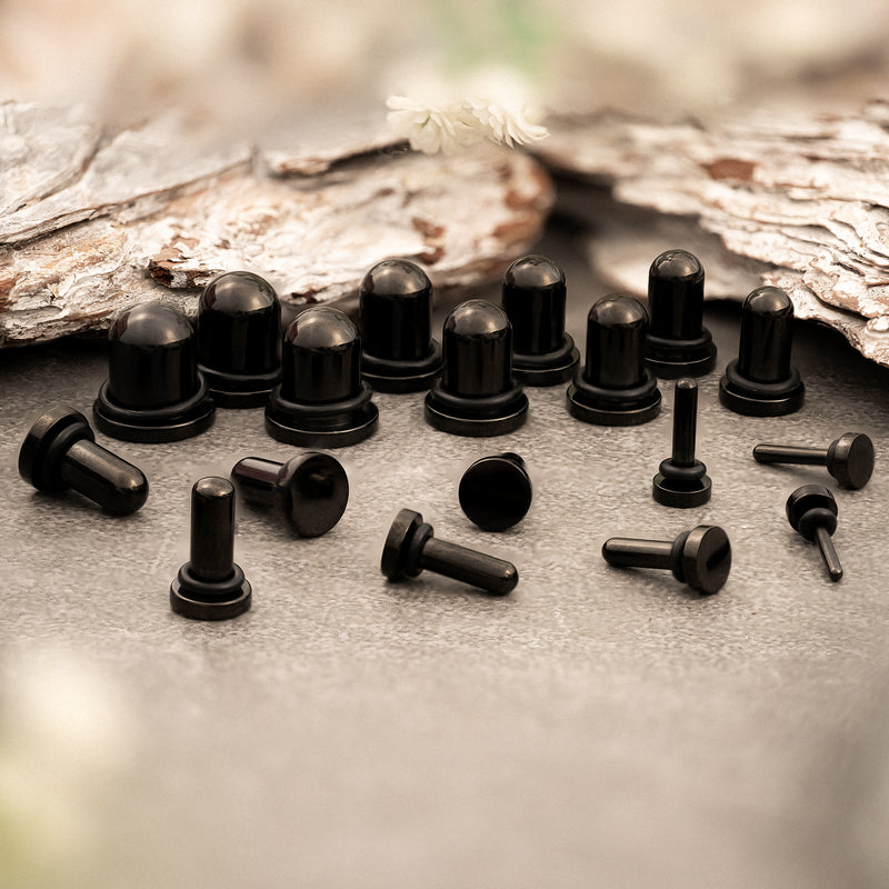 Schwarzes Metall-Dead-Stretching-Set