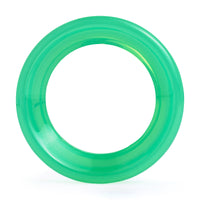 Green Opalite Glass Ear Tunnel