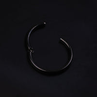 Daith Segment Ring, Black, ASTM F136 Titanium