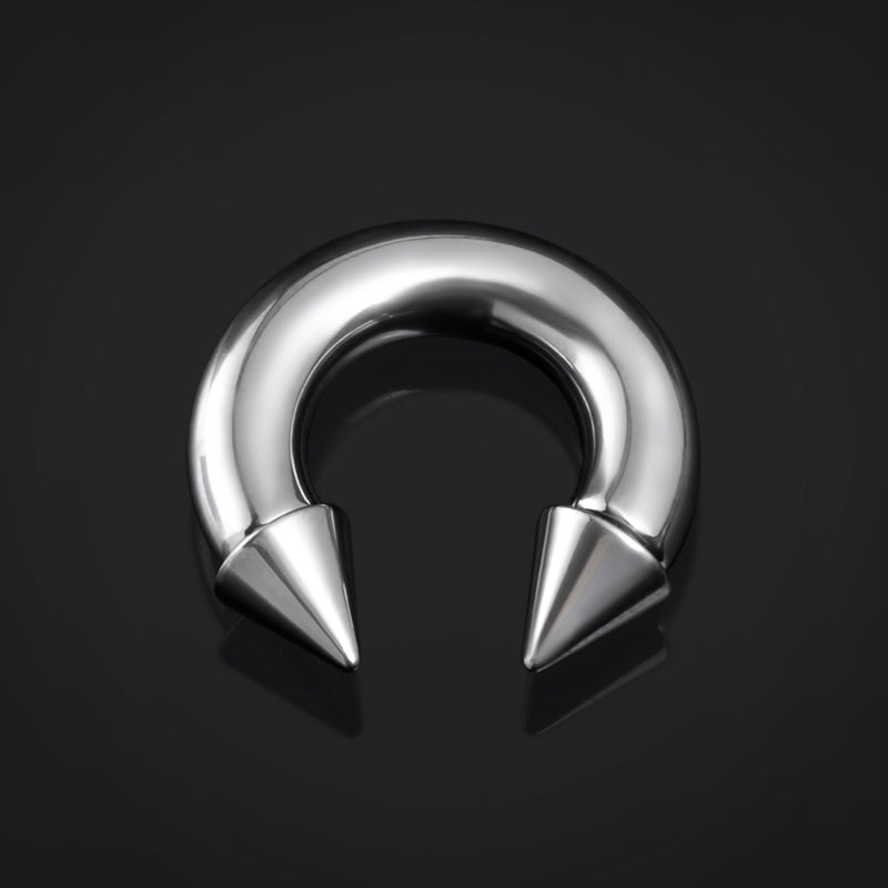 Hufeisen-Barbell, Silber, Titan, gedehnte Septum Jewellery