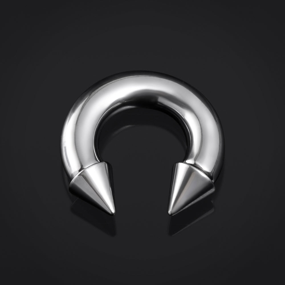 Hufeisen-Barbell, Silber, Titan, gedehnte Septum Jewellery
