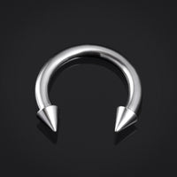 Hufeisen-Barbell, Silber, Titan, gedehnte Septum Jewellery