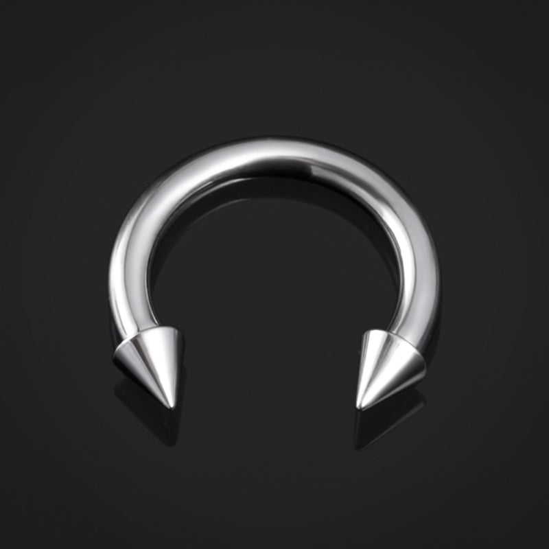 Hufeisen-Barbell, Silber, Titan, gedehnte Septum Jewellery