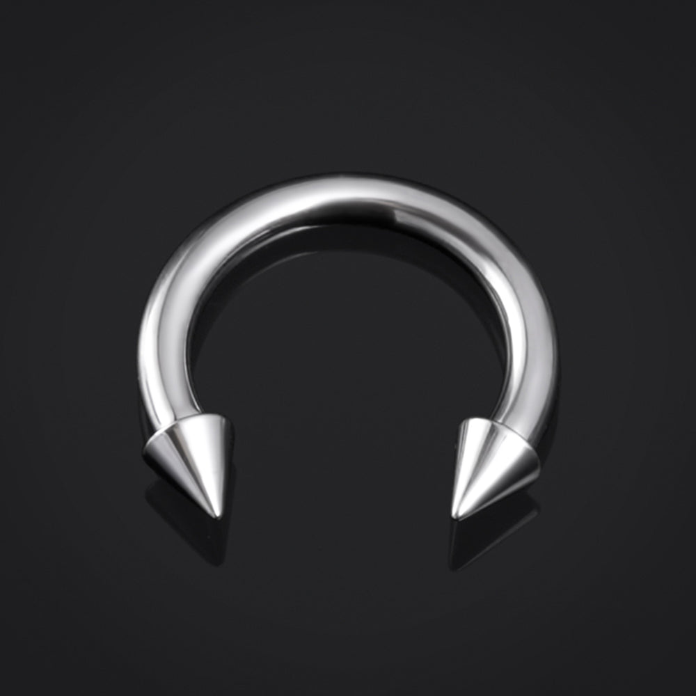 Hufeisen-Barbell, Silber, Titan, gedehnte Septum Jewellery