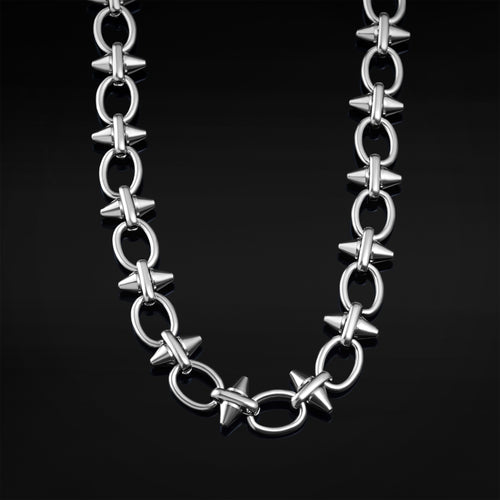 Halskette mit Nietenkette – Alternative aus Edelstahl Jewellery