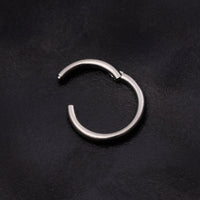 Helix Segment Ring, Silver, ASTM F136 Titanium