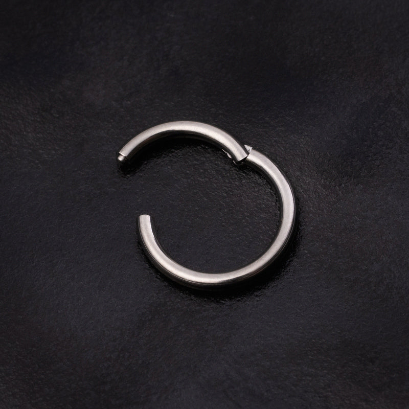 Helix Segment Ring, Silver, ASTM F136 Titanium