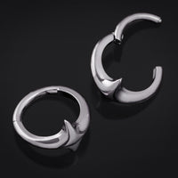 Bague Helix étoile à quatre branches, argent, titane ASTM F136