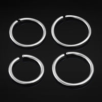 Bague Sans Soudure, Argent, Titane G23