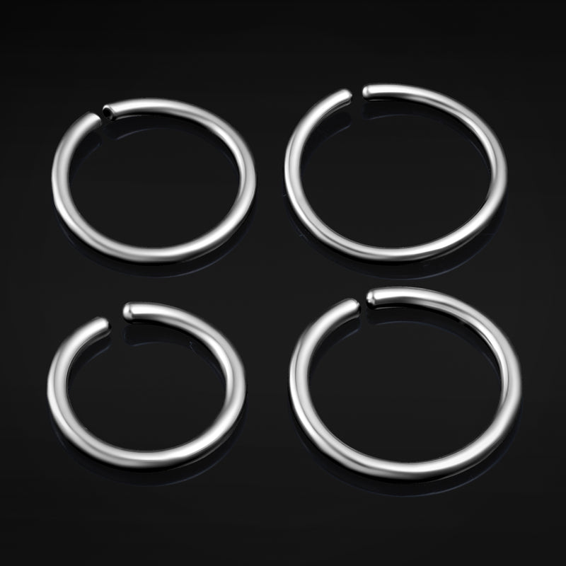 Bague Sans Soudure, Argent, Titane G23