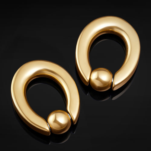 BCR Gold Ear Weights - Pair