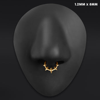 Gothic septum ring {{product title}}