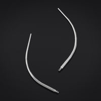 Tige d'insertion courbée pour piercing en titane ASTM F136