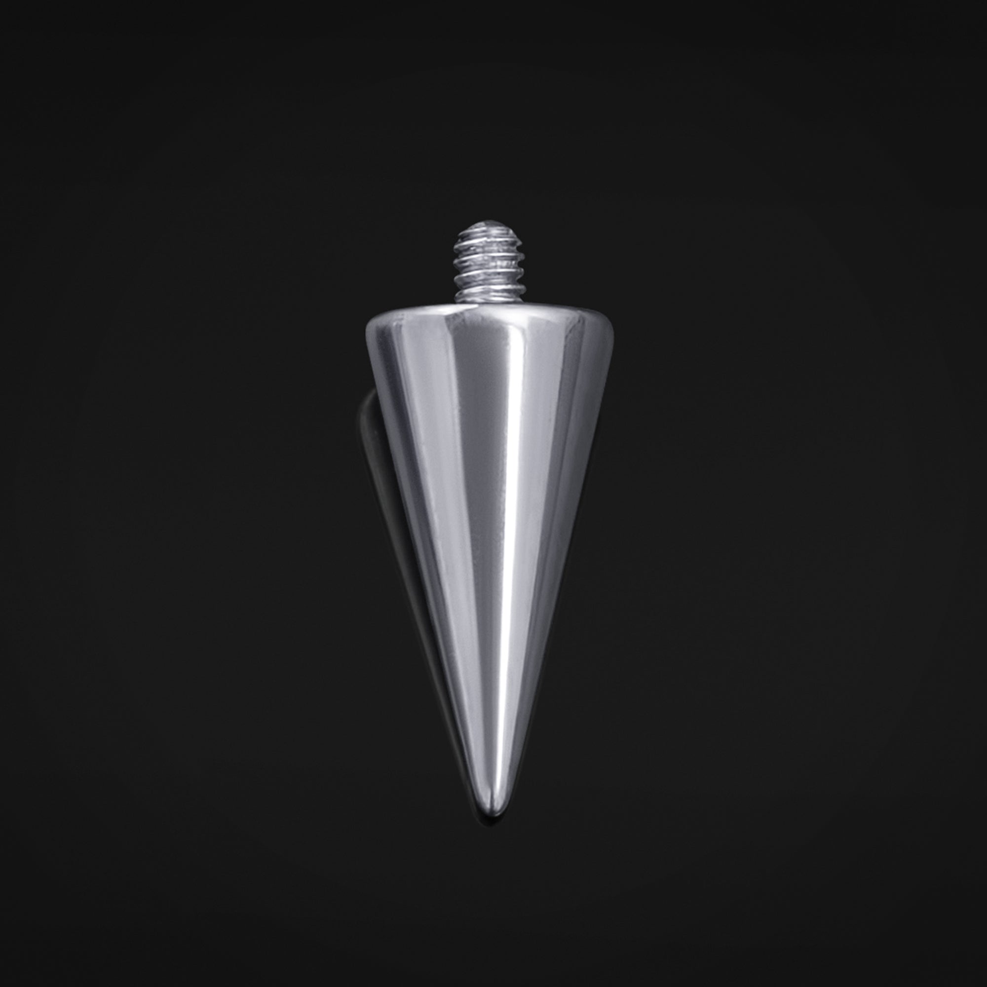 Sleek classy Silver Stainless Steel Single Flare Tunnel / Plug / Gauge